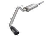 aFe MACH Force XP Exhausts Cat-Back Black Tip 09-17 GM Silverado 1500 4.3/5.3L RegCab SB/LB thumbnail 2