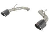 aFe Takeda 2.5in 304 SS Axle-Back Exhaust w/ Carbon Fiber Tips 16-19 Infiniti Q50 V6-3.0L (tt) thumbnail 1