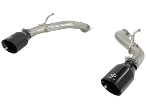 aFe POWER Takeda 2.5in 304 SS Axle-Back Exhaust w/ Black Tips 17-19 Infiniti Q60 V6-3.0L (tt) thumbnail 1