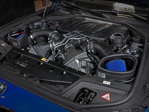 aFe POWER Magnum FORCE Stage-2 Pro 5R Cold Air Intake System 12-19 BMW M5 (F10) / M6 (F12/13) thumbnail 4