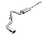 aFe Apollo GT Series 2019 GM Silverado/Sierra 1500 4.3L/5.3L 409 SS CB Exhaust System w/Polished Tip thumbnail 1