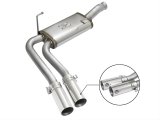 aFe Rebel Series CB Middle-Side Exit SS Exhaust w/ Polished Tips 09-16 GM Silverado/Sierra V6/V8 thumbnail 6