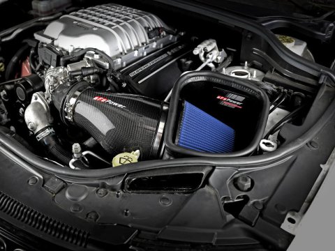 aFe Track Series Carbon Fiber Pro 5R AIS - 2018 Jeep Grand Cherokee Trackhawk (WK2) V8-6.2L(SC) thumbnail 6