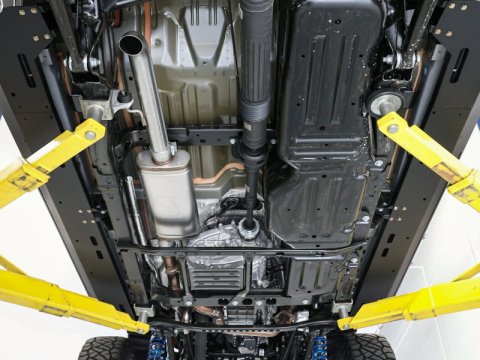 aFe ROCK Basher Exhaust Cat-Back 3in SS-409 2020 Jeep Gladiator (JT) V6-3.6L thumbnail 3