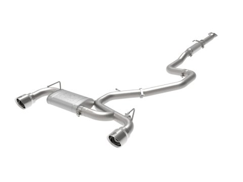 aFe Power Cat Back Exhaust - 19-20 Hyundai Veloster N L4-2.0L (t) w/ Polished Tips thumbnail 1