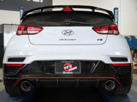 aFe Power Cat Back Exhaust - 19-20 Hyundai Veloster N L4-2.0L (t) w/ Polished Tips thumbnail 3