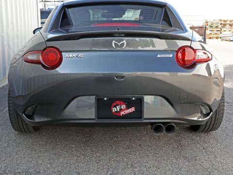aFe Takeda 2-1/2in SS-304 Cat-Back Exhausts w/ Polished Tip 16-19 Mazda MX-5 Miata ND 2.0T thumbnail 4