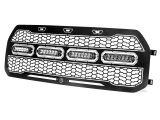 aFe 17-20 Ford Raptor w/o FFC Scorpion Grill w/ LEDs thumbnail 1