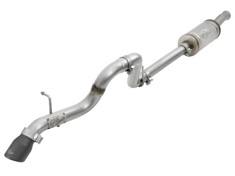 aFe MACH Force-Xp Axle-Back Hi-Tuck Exhaust System w/Black Tip 18-19 Jeep Wrangler (JL) V6 3.6L thumbnail 1