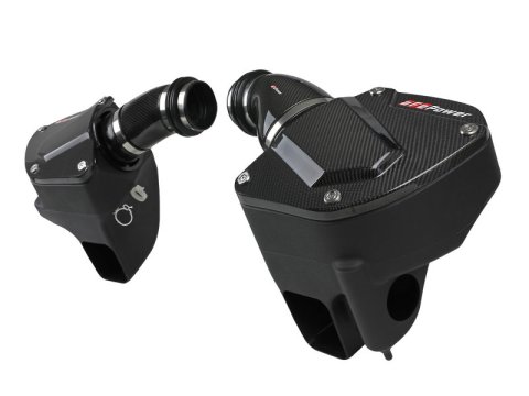 aFe Black Series Stage-2 Carbon Fiber Cold Air Intake System w/ Pro DRY S Media - 18-19 BMW M5 (F90) thumbnail 1