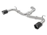 aFe MACH Force-Xp 3in to 2-1/2in Stainless Steel Axle-Back Exhaust Carbon - 15-17 Volkswagen GTI thumbnail 1