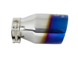 aFe Takeda 304 Stainless Steel Clamp-On Exhaust Tip 2.5in Inlet / 4in Outlet - Blue Flame thumbnail 9