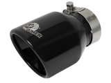 aFe MACH Force-Xp 409 SS Clamp-On Exhaust Tip 2.5in. Inlet / 4in. Outlet / 6in. L - Black thumbnail 7