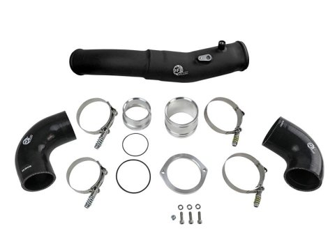 aFe 2020 Toyota Supra 3.0L 3in Black Intercooler Tube - Hot thumbnail 1