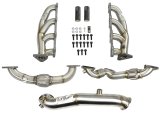 aFe Twisted Steel Headers Up-Pipes & Down-Pipe 11-15 GM Diesel Trucks V8-6.6L (td) LML thumbnail 1