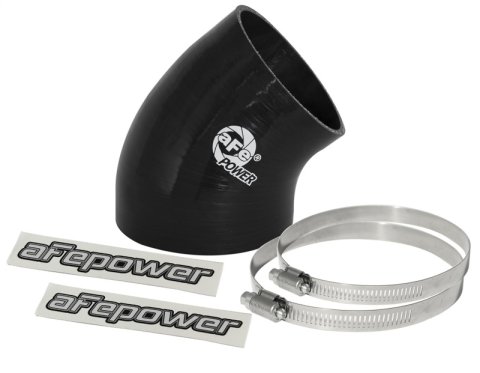aFe MagnumFORCE Cold Air Int Sys Spare Parts Kit (4-3.5in ID x 40 Deg) Elbow Reducing Coupler - Blk thumbnail 1