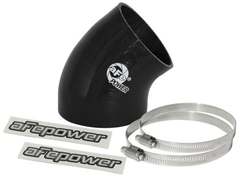 aFe MagnumFORCE Cold Air Int Sys Spare Parts Kit (4-3.5in ID x 40 Deg) Elbow Reducing Coupler - Blk thumbnail 2