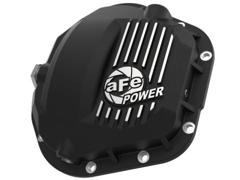 aFe Pro Series Dana 60 Front Differential Cover Black w/ Machined Fins 17-20 Ford Trucks (Dana 60) thumbnail 1