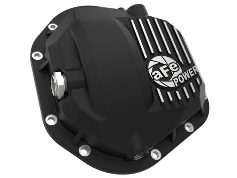 aFe Pro Series Dana 60 Front Differential Cover Black w/ Machined Fins 17-20 Ford Trucks (Dana 60) thumbnail 4