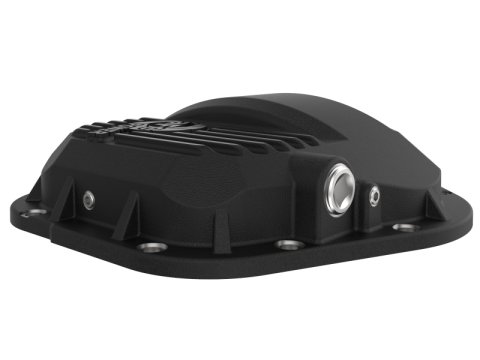 aFe Pro Series Dana 60 Front Differential Cover Black w/ Machined Fins 17-20 Ford Trucks (Dana 60) thumbnail 7