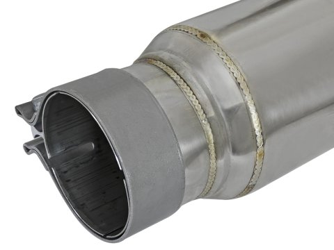 aFe MACH Force-Xp 304 Stainless Steel Resonator 2.5in Inlet/Outlet x 4in Dia x 15in Body x 19in L thumbnail 4