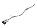 aFe Takeda 2.5in 304SS Cat-Back Exhaust System 17-20 Honda Civic SI Coupe L4-1.5L (t) - Black Tip thumbnail 2