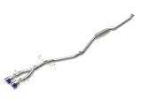 aFe Takeda 2.5in 304SS Cat-Back Exhaust System 17-20 Honda Civic SI Coupe L4-1.5L (t) - BL Flame Tip thumbnail 1