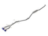 aFe Takeda 2.5in 304SS Cat-Back Exhaust System 17-20 Honda Civic SI Coupe L4-1.5L (t) - BL Flame Tip thumbnail 2
