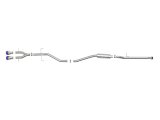 aFe Takeda 2.5in 304SS Cat-Back Exhaust System 17-20 Honda Civic SI Coupe L4-1.5L (t) - BL Flame Tip thumbnail 6