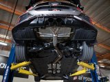 aFe Takeda 2.5in 304SS Axle-Back Exhaust System 17-19 Honda Civic Type R L4-2.0L (t) - Black Tip thumbnail 1