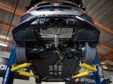 aFe Takeda 2.5in 304SS Axle-Back Exhaust System 17-19 Honda Civic Type R L4-2.0L (t) - Black Tip thumbnail 9