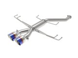 aFe Takeda 2.5in 304SS Axle-Back Exhaust System 17-19 Honda Civic Type R L4-2.0L (t) - BL Flame Tip thumbnail 2