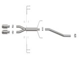 aFe Takeda 2.5in 304SS Axle-Back Exhaust System 17-19 Honda Civic Type R L4-2.0L (t) - Polished Tip thumbnail 4