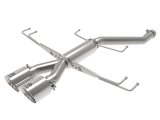 aFe Takeda 2.5in 304SS Axle-Back Exhaust System 17-19 Honda Civic Type R L4-2.0L (t) - Polished Tip thumbnail 5