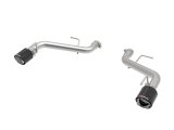 aFe POWER MACH Force-Xp 2.5in Axle-Back Exhaust System 16-20 Chevy Camaro SS V8 6.2L - Carbon Fiber thumbnail 2