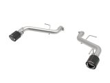 aFe POWER MACH Force-Xp 2.5in Axle-Back Exhaust System 16-20 Chevy Camaro SS V8 6.2L - Carbon Fiber thumbnail 3