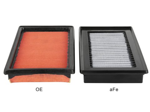 aFe Magnum FLOW Pro DRY S OE Replacement Filter (Pair) 14-19 Infiniti Q50 V6 3.5L/3.7L thumbnail 9