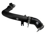 aFe BladeRunner 2.5in Aluminum Hot Side Charge Pipe 15-20 Subaru WRX 2.0T - Black thumbnail 1