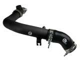 aFe BladeRunner 2.5in Aluminum Hot Side Charge Pipe 15-20 Subaru WRX 2.0T - Black thumbnail 2