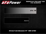 aFe BladeRunner 2.5in Aluminum Hot Side Charge Pipe 15-20 Subaru WRX 2.0T - Black thumbnail 7