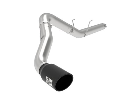 aFe ATLAS 5in Alum Steel DPF-Back Exhaust System w/Black Tip 19-20 Ram Diesel Trucks L6-6.7L (td) thumbnail 2