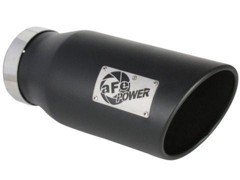 aFe ATLAS 5in Alum Steel DPF-Back Exhaust System w/Black Tip 19-20 Ram Diesel Trucks L6-6.7L (td) thumbnail 8