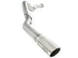 aFe ATLAS 5in DPF-Back Alum Steel Exhaust System Polished Tip GM Diesel Trucks 7.5-10 V8-6.6L td LMM thumbnail 1