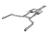 aFe MACH Force-Xp 2-1/2in 304 SS Cat-Back Exhaust 15-19 Dodge Challenger V6-3.6L - Raw Tip thumbnail 1
