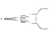 aFe MACH Force-Xp 2-1/2in 304 SS Cat-Back Exhaust 15-19 Dodge Challenger V6-3.6L - Raw Tip thumbnail 6