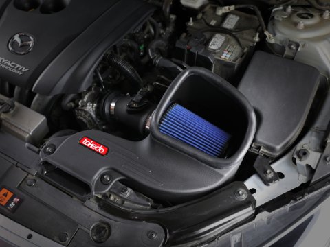 aFe Takeda Stage-2 Cold Air Intake System Pro 5R 14-18 Mazda 3 L4-2.0 - Black thumbnail 3