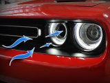 aFe Momentum GT Dynamic Air Scoop Dodge Challenger 15-20 - Red thumbnail 3