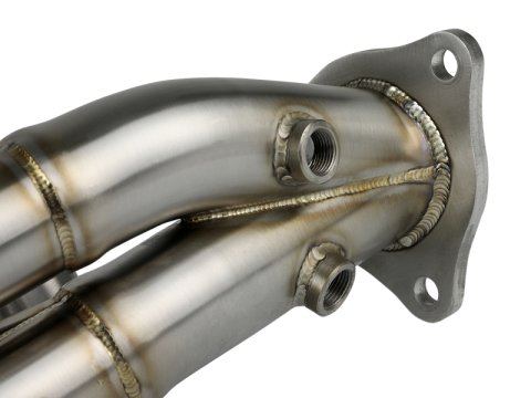 aFe Twisted 304SS Header 2020 Chevy Corvette (C8) 6.2L V8 - Brushed thumbnail 4