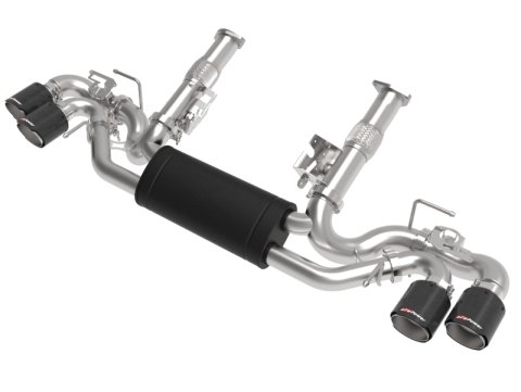 aFe MACH Force-Xp 3in to 2-1/2in 304SS Cat-Back 2020 Chevy Corvette (C8) 6.2L - Carbon Fiber Tip thumbnail 1