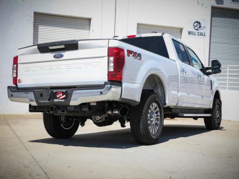 aFe Apollo GT Series 3-1/2in 409 SS Axle-Back Exhaust 17-20 Ford F-250/F-350 6.2/7.3L w/ Black Tips thumbnail 4